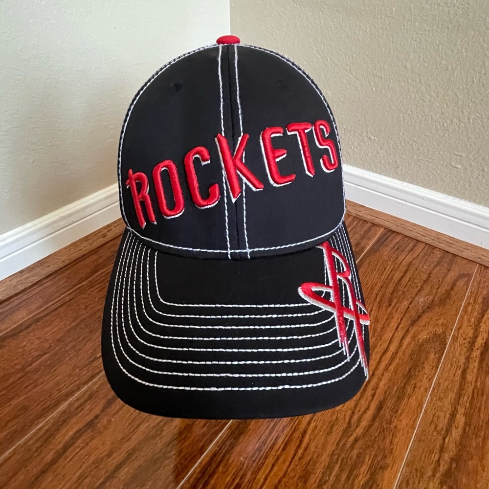 Houston Rockets Basketball Embroidered Cap - Hat - Adjustable Sizes NBA - Adidas
